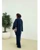 طقم تريكو قبة 7 - كحلي