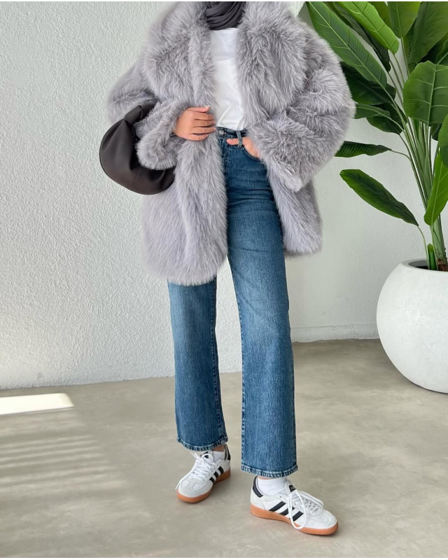 بنطلون جينز خصر عالي - كود 1066