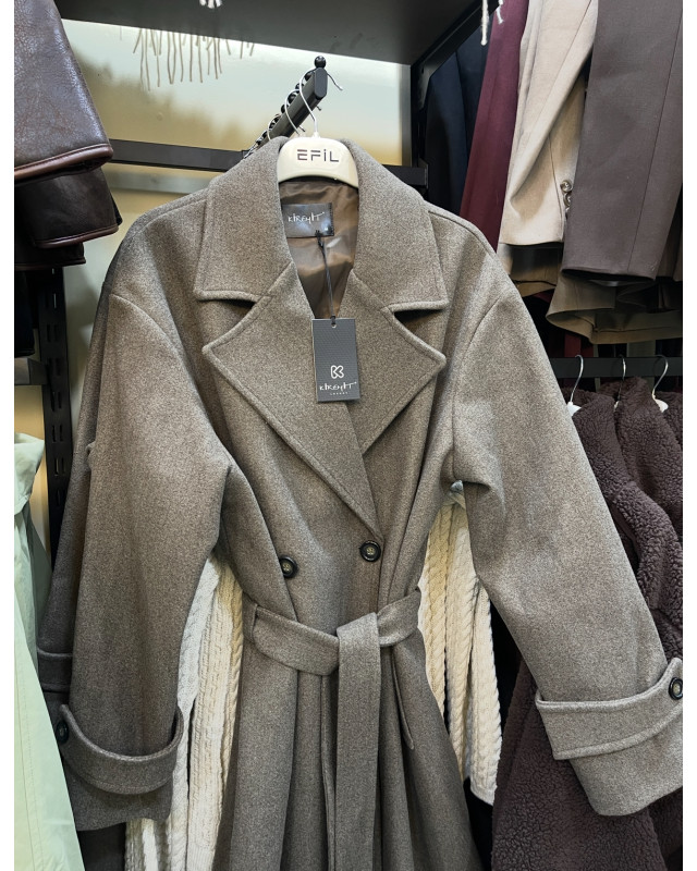 جوخ مبطن مع حزام - بني جوخ مبطن مع حزام - بني