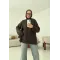 بلوزة شتوية سادة - بني