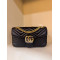 Gucci Mini GG Marmont Shoulder Bag - اسود