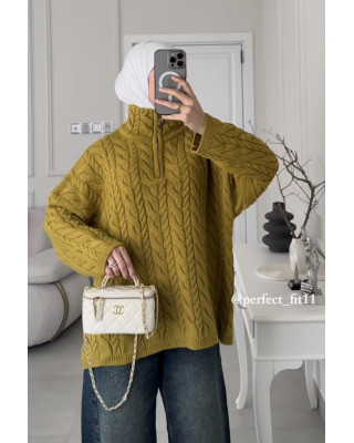 بلوزة زارا بسحاب - كموني بلوزة زارا بسحاب - كموني