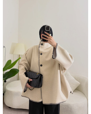 جاكيت موديل زارا - بيج فاتح جاكيت موديل زارا - بيج فاتح