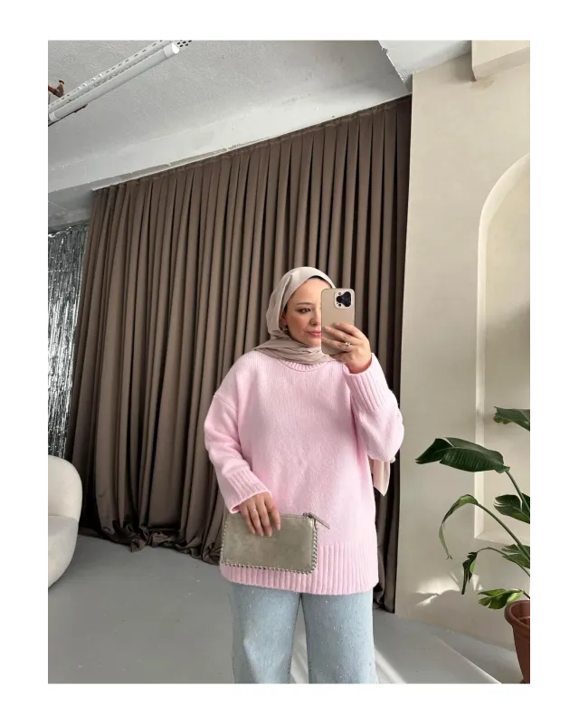 بلوزة شتوية سادة - بيبي بينك بلوزة شتوية سادة - بيبي بينك