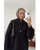 كارديجان بسحاب مزدوج - اسود