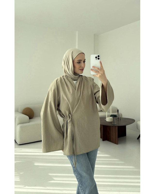كيمونو بيج بربطة جانبية