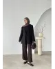 بليزر بموديل ربطة - اسود بليزر بموديل ربطة - اسود