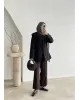 بليزر بموديل ربطة - اسود بليزر بموديل ربطة - اسود