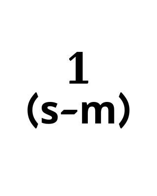 1 ( S-M)