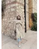 ترانشكوت مع حزام - بيج فاتح