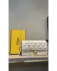 فندي | Baguette Continental Wallet With Chain - ابيض