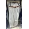 بنطلون جينز بيج مع حزام عسلي