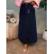 تنورة جينز تركي -Classic Straight Midi Skirt