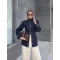 جاكيت جينز نسائي مخصّر (Slim Fit)