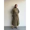 طقم تنورة وقميص - زيتي