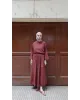 طقم تنورة وقميص - كرميدي