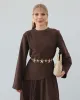 Frida Pinterest Skirt Set – Brown Frida Pinterest Skirt Set – Brown