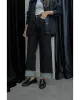 Dark Folded Denim Jean