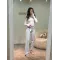 High-Waisted Ice Wash Jeans