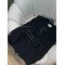 بليزر أسود بحزامين جلد