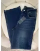 High-Waisted Dark Wash Denim Jeans