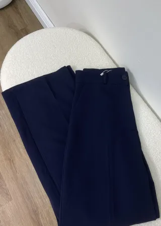 بنطلون قماش تركي - كحلي