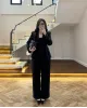 Black Fitted Blazer and Pants Set