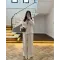 Beige Fitted Blazer and Pants Set