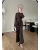 Waist Fit Set - Coffee Brown
