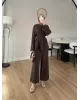 Waist Fit Set - Coffee Brown