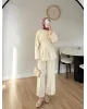 Waist Fit Set - Beige