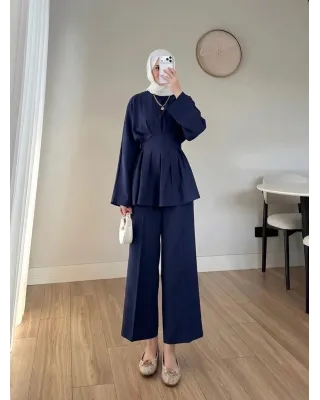 Waist Fit Set - Dark Navy