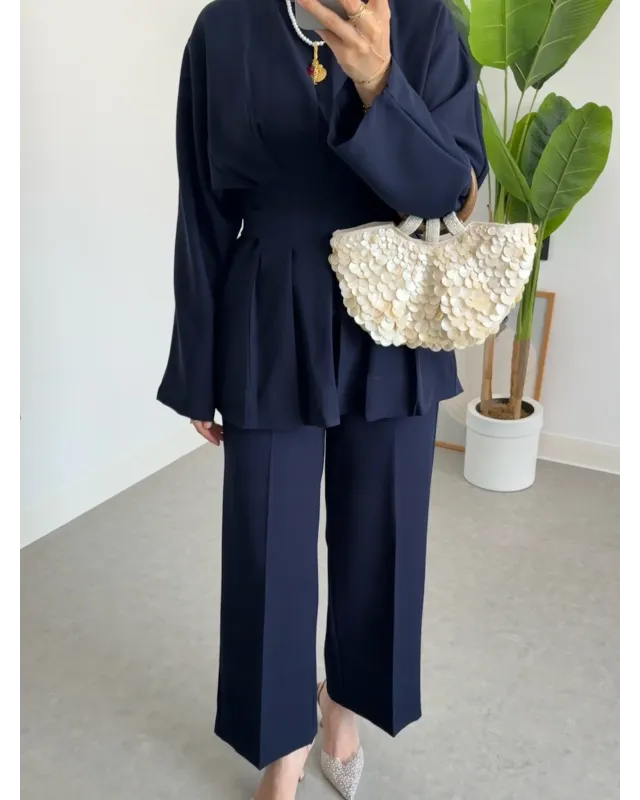 Waist Fit Set - Dark Navy