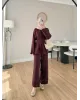 Waist Fit Set - Plum color Waist Fit Set - Plum color