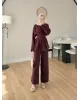 Waist Fit Set - Plum color Waist Fit Set - Plum color