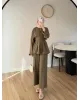 Waist Fit Set - Olive Green