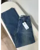 Mid-rise Straight Leg Jeans – Medium Blue Wash