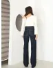 Dark Straight-Leg Jean