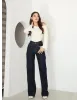 Dark Straight-Leg Jean