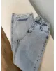 Light Wash Distressed Straight-Leg Jeans
