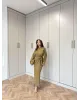 Side-Tied Skirt Set – Mustard