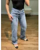 Medium Blue-Classic Straight Jeans