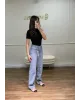 Medium Blue-Classic Straight Jeans