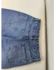 Medium Blue -Wide Fit Straight Jeans