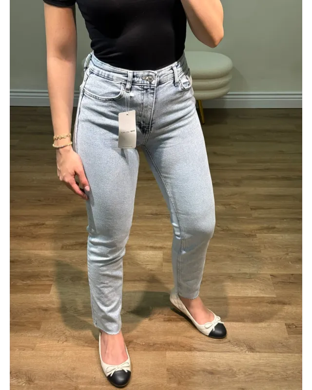 Straight Fit Jeans - Ice Blue