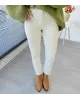 Straight Fit Jeans - Cream