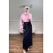 Dark Indigo Denim Maxi Skirt
