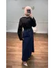 Midnight Blue Denim Skirt