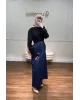 Midnight Blue Denim Skirt