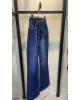 High Rise Dark Indigo Flare Jeans